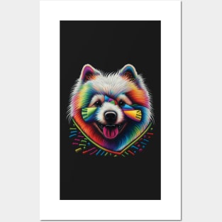 More Dogs of Color - #6 (Samoyed) Posters and Art